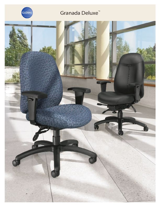 Thumbnail for the 2016 brochure, with Granada Deluxe office chairs.