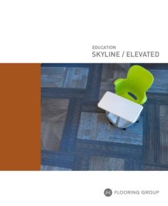 Thumbnail for the education-related information brochure to Skyline and Elevated models of carpet.
