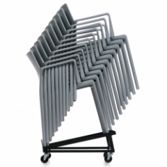 Stackable Armchairs and Armless Chairs