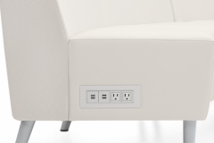 power and usb on seating