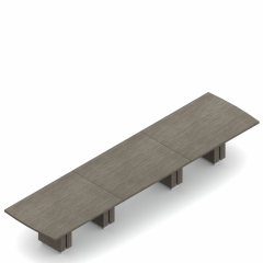 Bow End Boardroom Table 216 x 48 (Z48216BW)