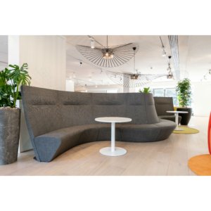 modern grey collaborative seating