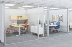 movable glass office walls