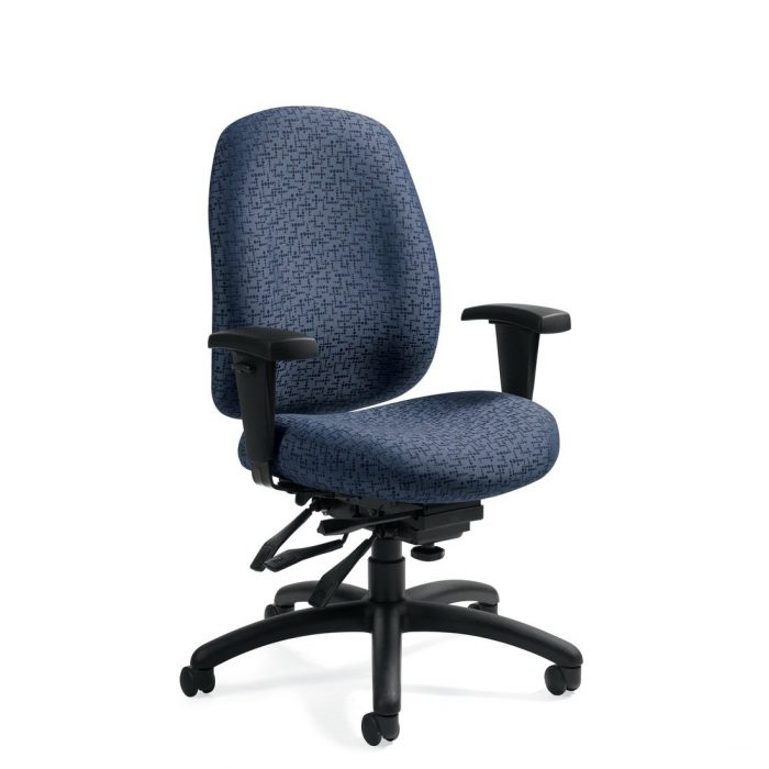 Granada Deluxe medium back chair with multi-tilter, model 1171-3. This chair has been placed on a white background.