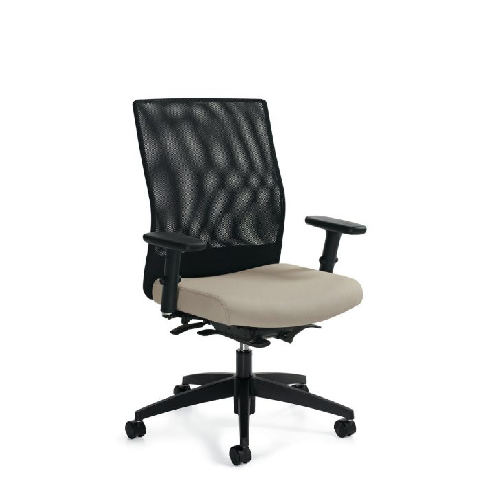 Weev medium-back weight sensing chair, model 2221-8. This chair has been placed on a white background.