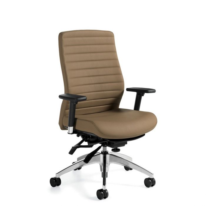 Aspen high-back multi-tilter chair, model 2851LM-3. This chair has been placed on a white background.