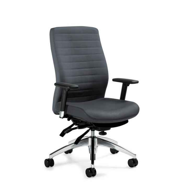 Aspen high-back multi-tilter chair, model 2851-3. This chair has been placed on a white background.