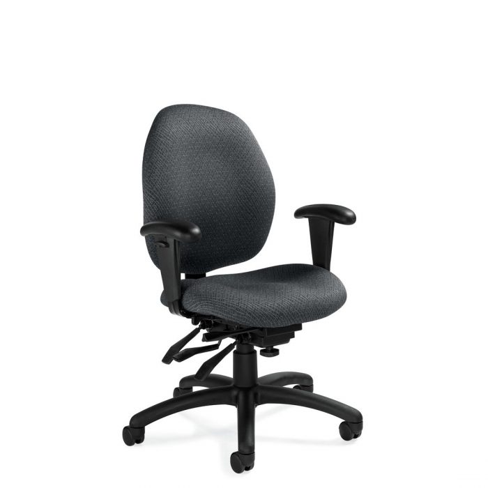 Malaga low back multi-tilter chair, model 3141-3. This chair has been placed on a white background.