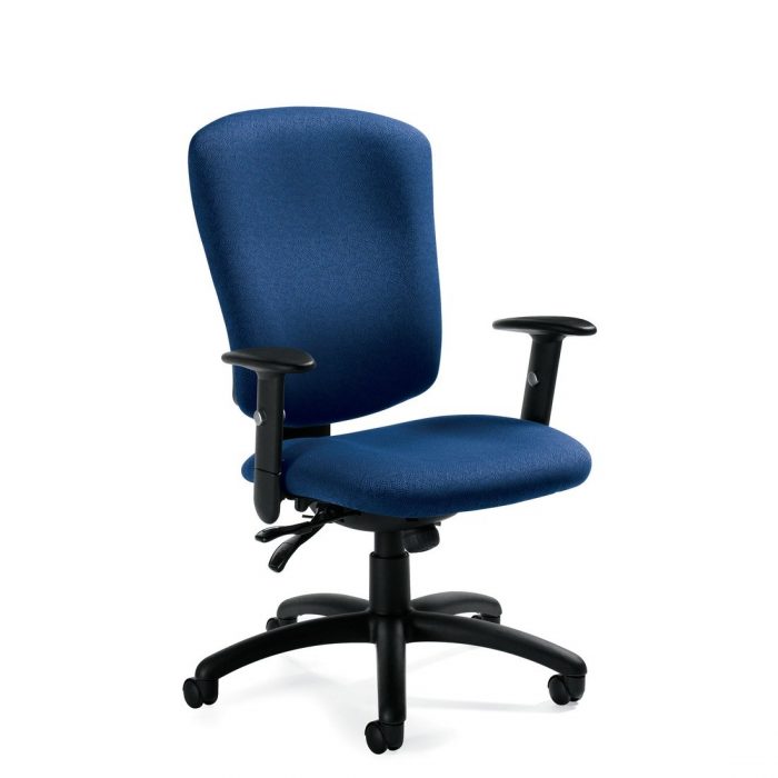 Supra X high back multi-tilter chair, model 5333-3. This chair has been placed on a white background.