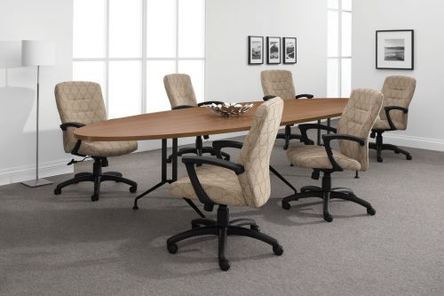 Synopsis chairs at a long oval conference table | Collaborative Office Interiors