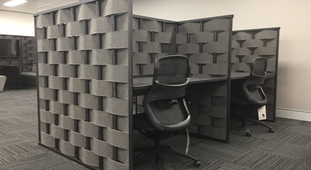 Bower Acoustic Privacy Paneling, Workspace and Office Screen with