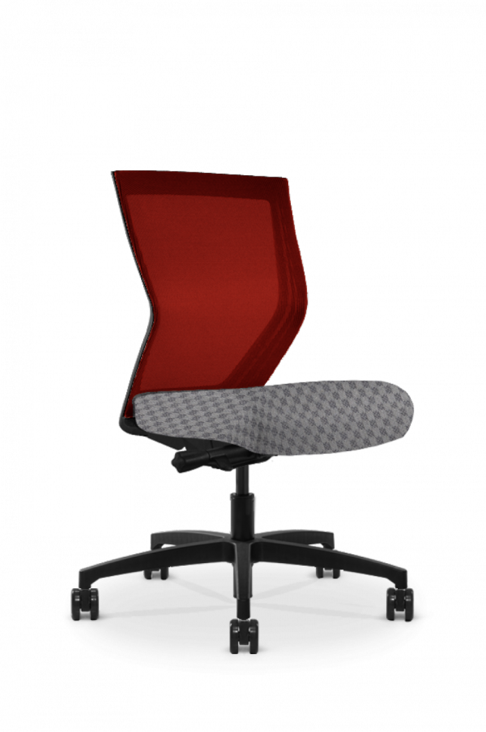 Run II High Back Red Frame Office Chair - Modern Office Furniture