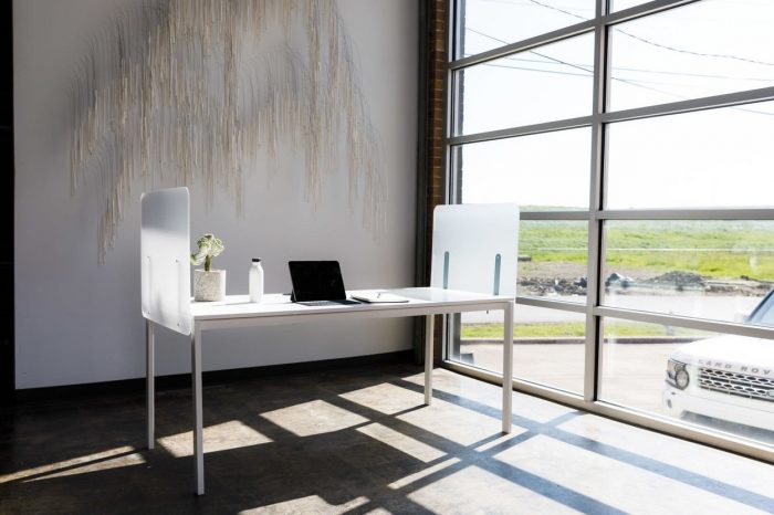 Shelter Acrylic Desktop Panels - Modern Office Furniture