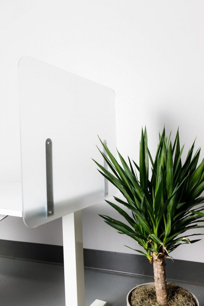 Shelter Acrylic Desktop Panels - Modern Office Furniture