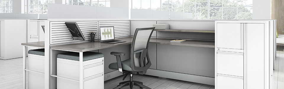 evolve modern office cubicles