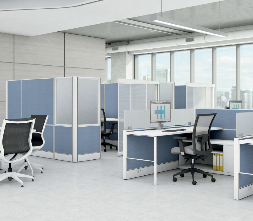 66 inch high modern office cubicles