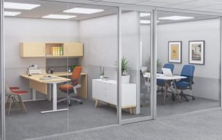 Glass Office Walls - Office Furniture Houston